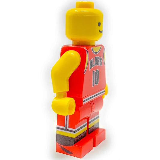 Chicago Blurs Basketball Figure Custom Printed On Authentic LEGO Figure Parts - ToylandEU