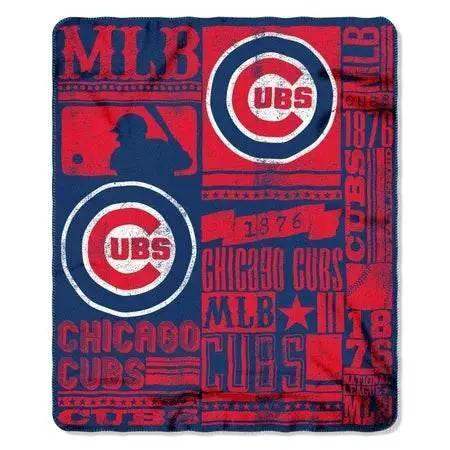 Chicago Cubs 50x60 Fleece Blanket Strength Design Logo - ToylandEU™