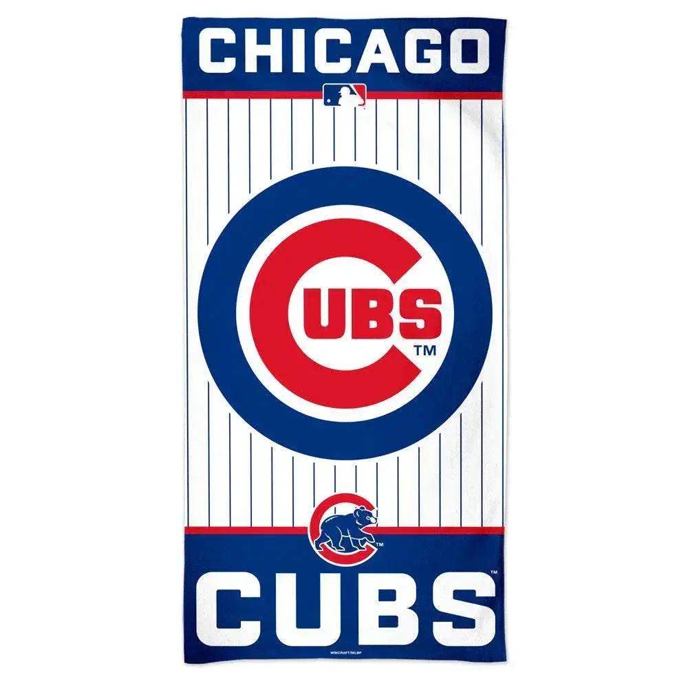 Chicago Cubs Beach Towel 30x60 Velour Front Terry Back - ToylandEU™