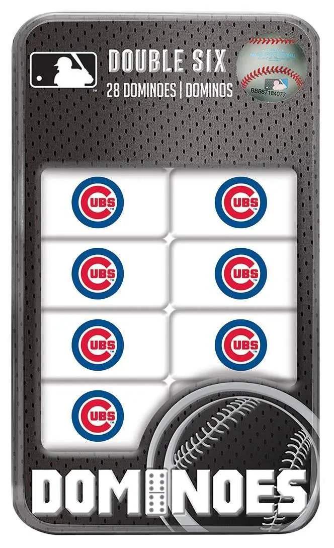 Chicago Cubs Dominoes Set in Tin with 28 Resin Dominoes - ToylandEU™