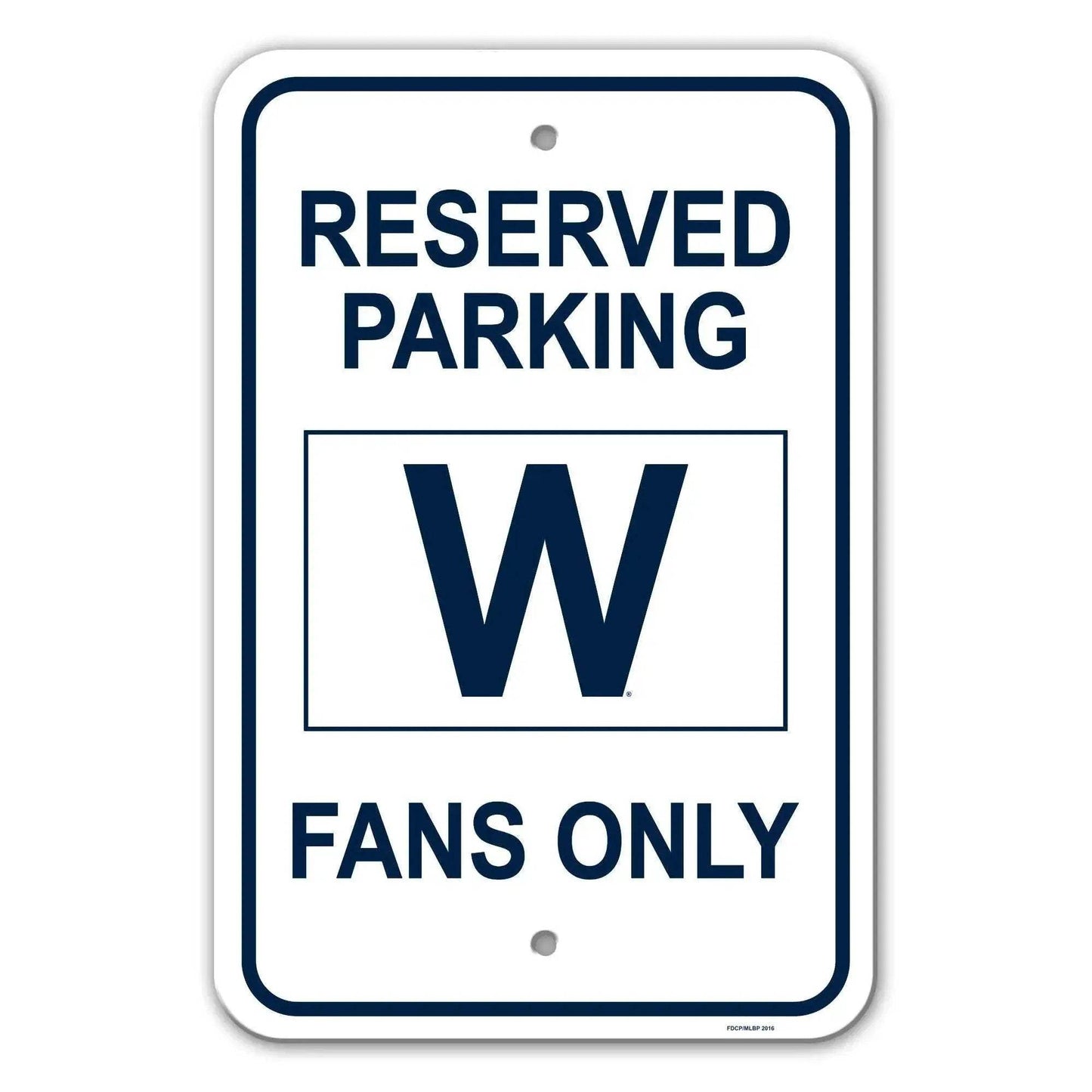 Chicago Cubs Official Sign 12x18 Plastic Wall Mount Sign CO - ToylandEU™