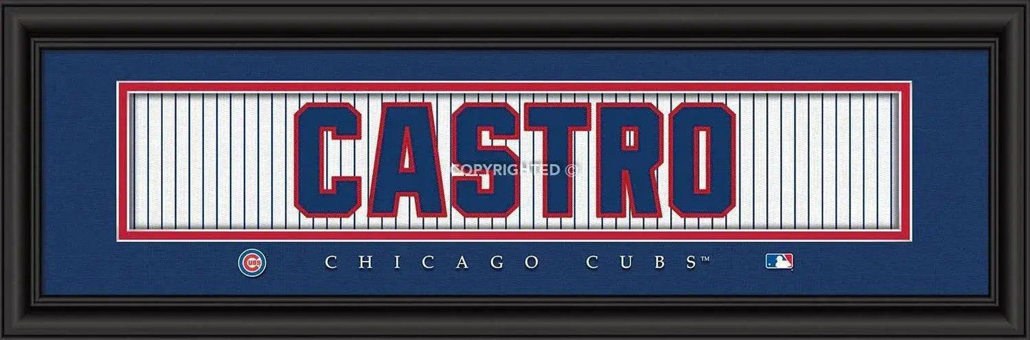 Chicago Cubs Print 8x24 Signature Style Starlin Castro - ToylandEU™