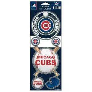 Chicago Cubs Prismatic Holographic Die Cut Sticker Sheet - ToylandEU™