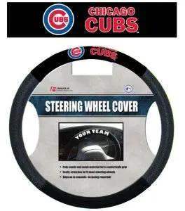 Chicago Cubs Steering Wheel Cover Mesh Style CO - ToylandEU™