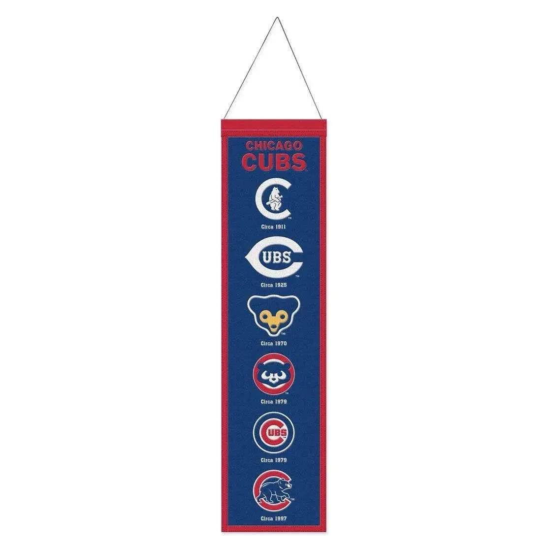 Chicago Cubs Wool Banner 8x32 Heritage Evolution Design - ToylandEU