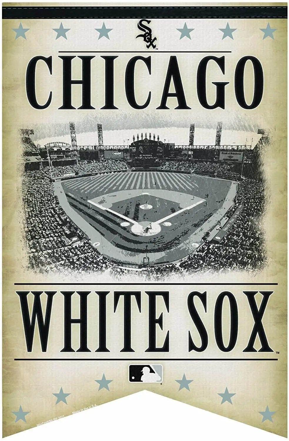 Chicago White Sox Banner 17x26 Pennant Style Premium Felt - ToylandEU™