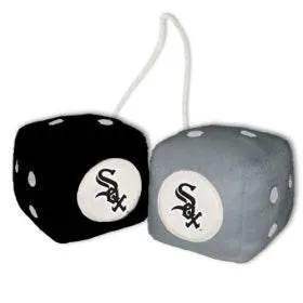 Chicago White Sox Plush Fuzzy Dice 3 Inch Hangable Decor - ToylandEU™