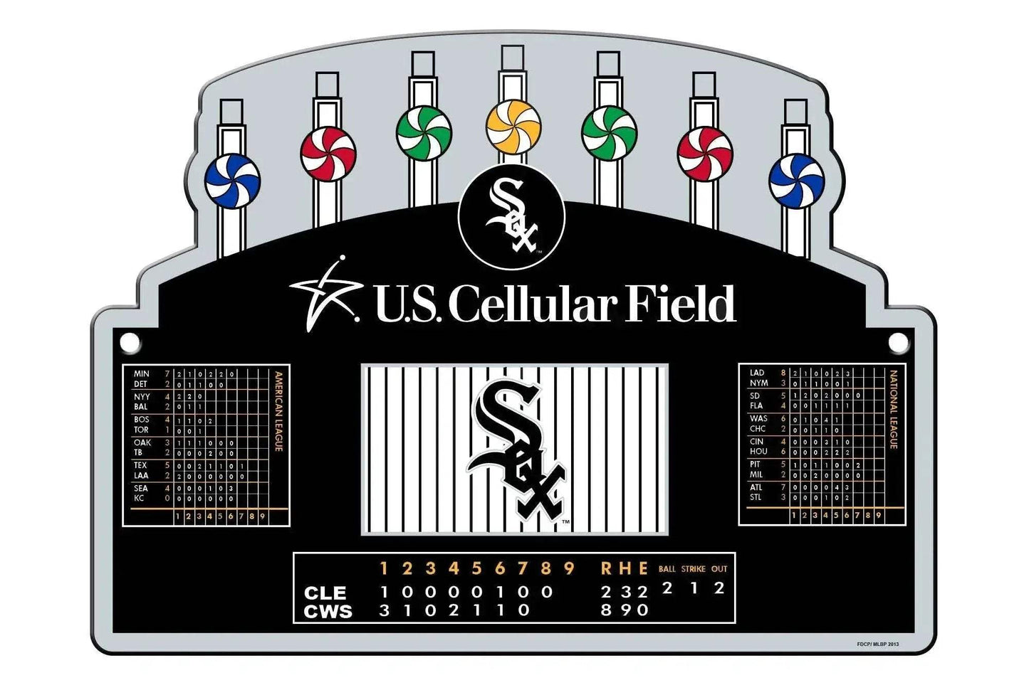 Chicago White Sox Sign 12x18 Plastic US Cellular Field Sign - ToylandEU™