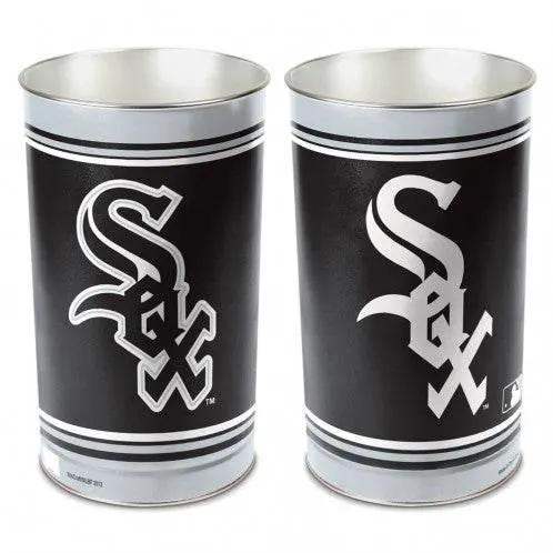 Chicago White Sox Wastebasket 15 Inch Metal Trash Can - ToylandEU™