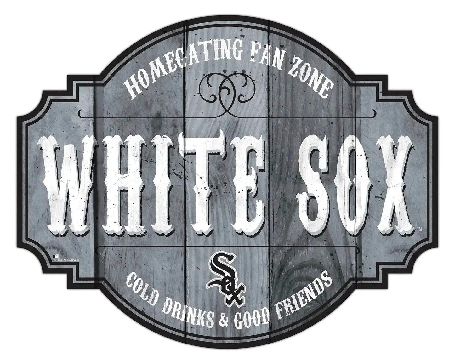 Chicago White Sox Wood Sign 12 Inch Homegating Tavern - ToylandEU™