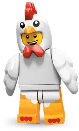 Chicken Suit Figure Collector Edition, ABS Plastic, Custom Detail, Standard Figure Size - ToylandEU