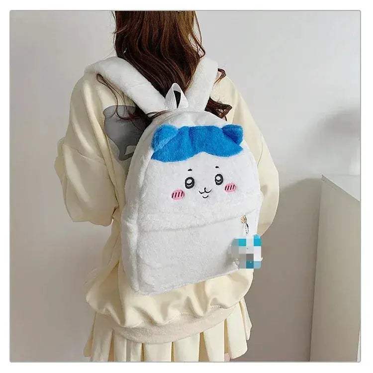 Chiikawa Plush Bear Backpack Large Capacity for Women - ToylandEU