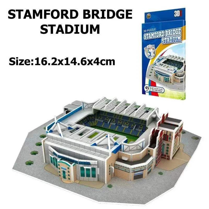 Children 3D Puzzle Toys Football Field Building Model TMZ - ToylandEU