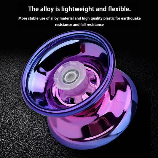 Children Beginners Professional Aluminum Metal Yoyo Ball Competitive Yoyoball Adult Kids Yoyoyoball with Accessories - ToylandEU™