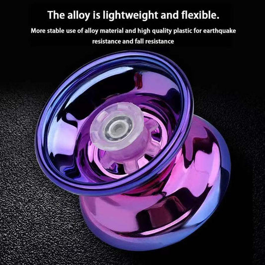 Children Beginners Professional Aluminum Metal Yoyo Ball Competitive Yoyoball Adult Kids Yoyoyoball with Accessories - ToylandEU™
