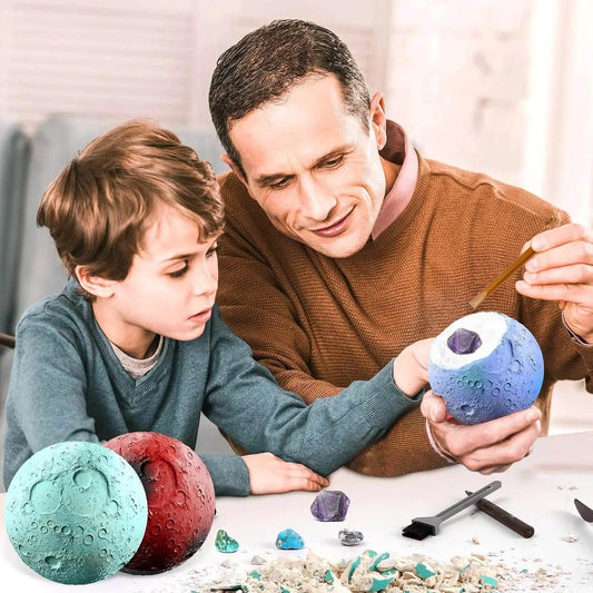 Children's Archaeology Digging Treasure Planet Gem Ore Exploration of The Solar System Mining Science Education Educational Toys - ToylandEU™