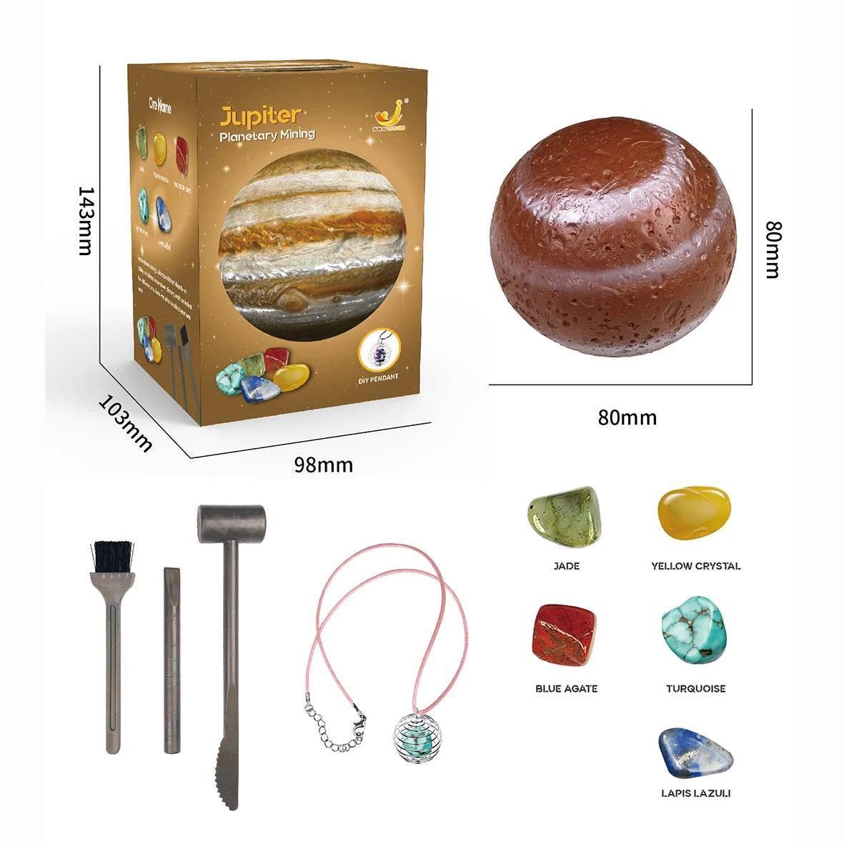 Children's Archaeology Digging Treasure Planet Gem Ore Exploration of The Solar System Mining Science Education Educational Toys - ToylandEU