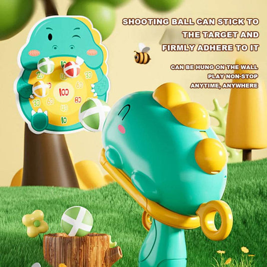 Children's Dinosaur Ball Gun Cartoon Shooting Toy Gift - ToylandEU