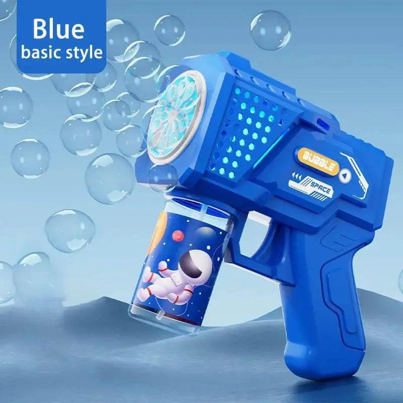 Children's Handheld Automatic Porous Space Bubble Gun Toy - ToylandEU™