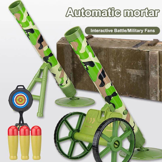 Children's Mortar Toy Set with Wheels Simulated Rocket Launcher - ToylandEU