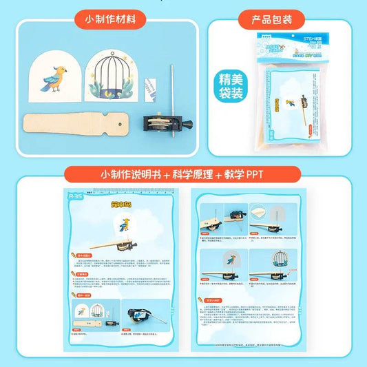 Children's Science Technology DIY Caged Bird Tool Kit for Learning - ToylandEU