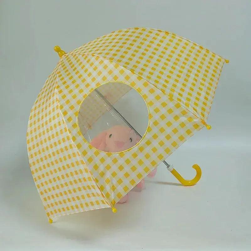 Children's Umbrella Retro Plaid Durable Street Photos - ToylandEU™