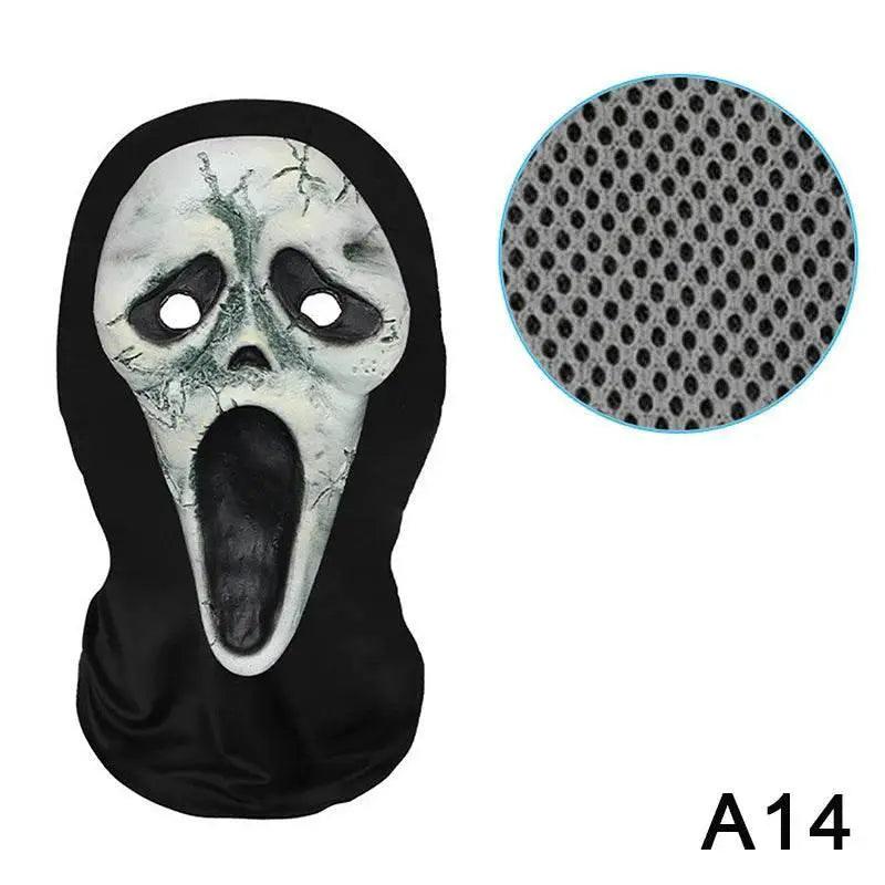 Chilling Ghost White Skull 3D Mask Toyland EU - ToylandEU™