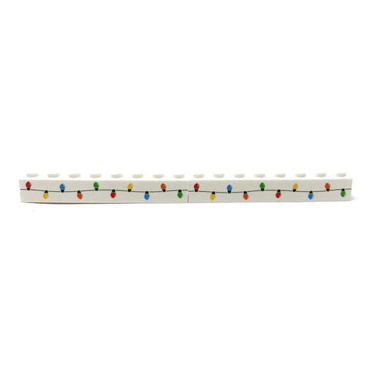 LEGO Brick 1x8 Custom Printed Christmas Lights - ToylandEU™