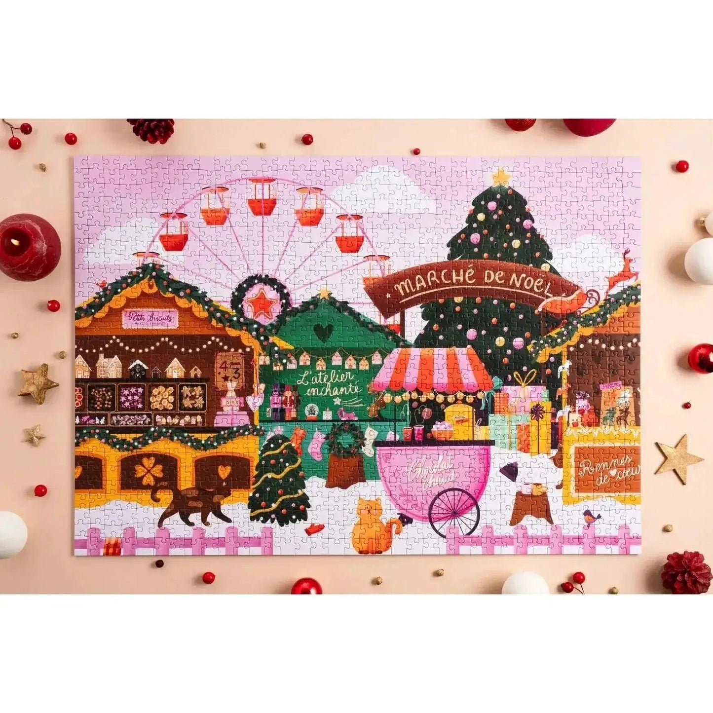 Christmas Market 1000 Piece Puzzle Premium Jigsaw - ToylandEU™