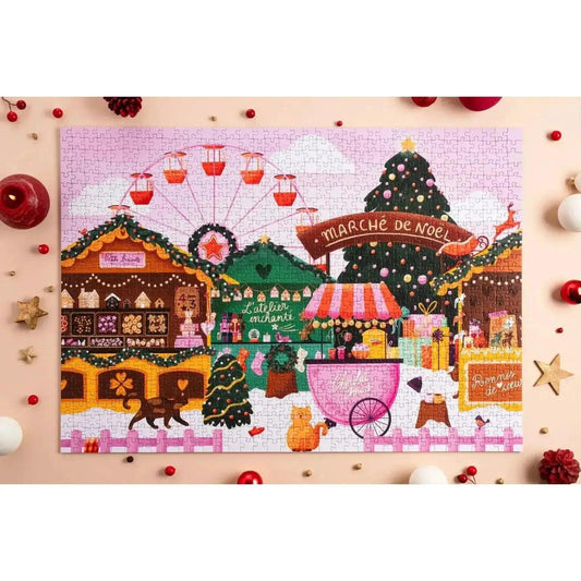 Christmas Market 1000 Piece Puzzle Premium Jigsaw - ToylandEU™