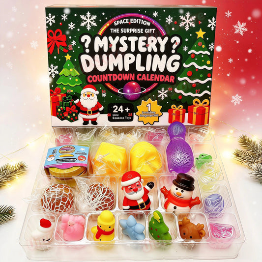 Christmas Squishy Advent Set | 24 Slow Rising Dumplings | Toylandeu™