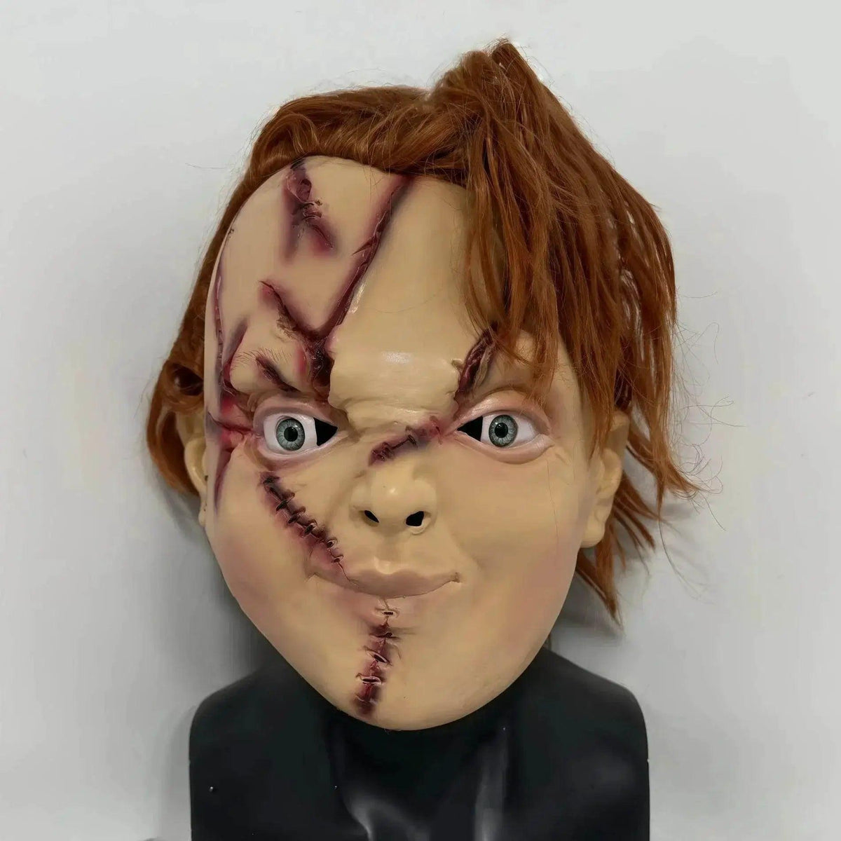 Scary Chucky Mask Horror Doll Latex Full Head Halloween Costume Creepy Killer Face Cosplay Prop Adults Head Cover Party Decor - ToylandEU™