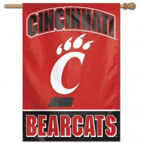 Cincinnati Bearcats Vertical Banner 28x40 Polyester Flag - ToylandEU™