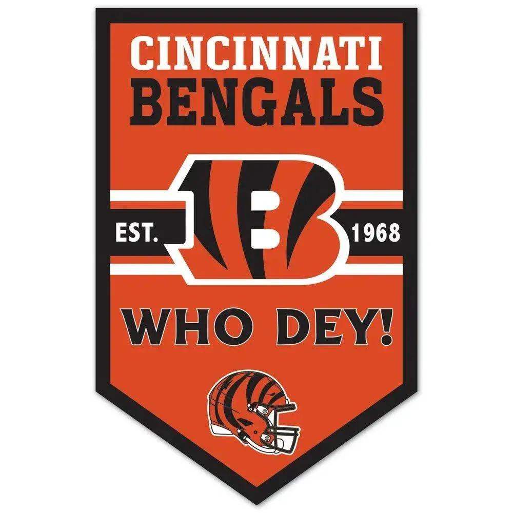 Cincinnati Bengals 11x17 Wood Chevron Sign for Fans Decor - ToylandEU™