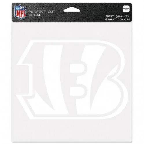 Cincinnati Bengals Decal 8x8 Die Cut White - ToylandEU™