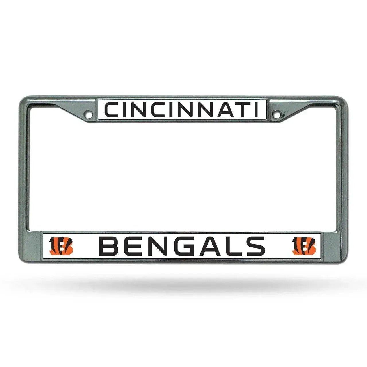 Cincinnati Bengals License Plate Frame Chrome - ToylandEU™