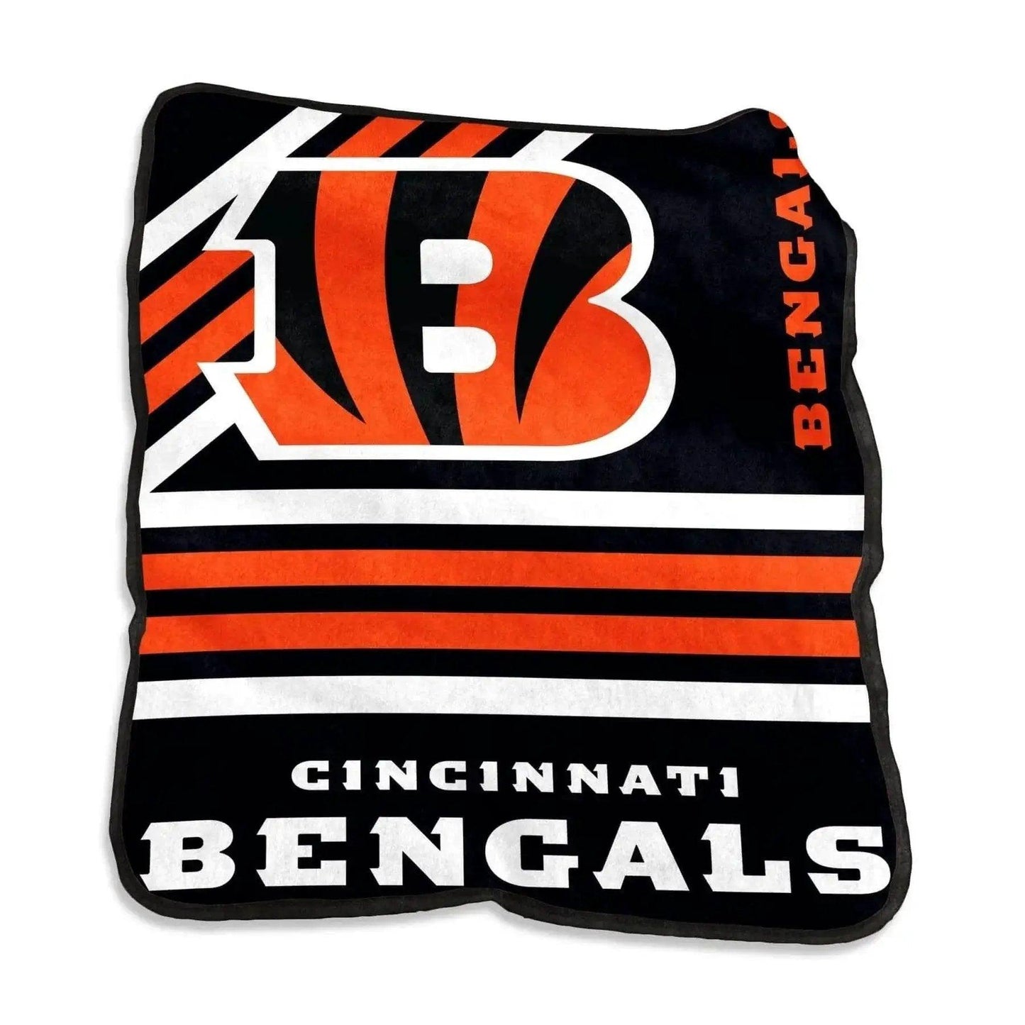 Cincinnati Bengals Raschel Throw Blanket 50x60 Inches - ToylandEU™
