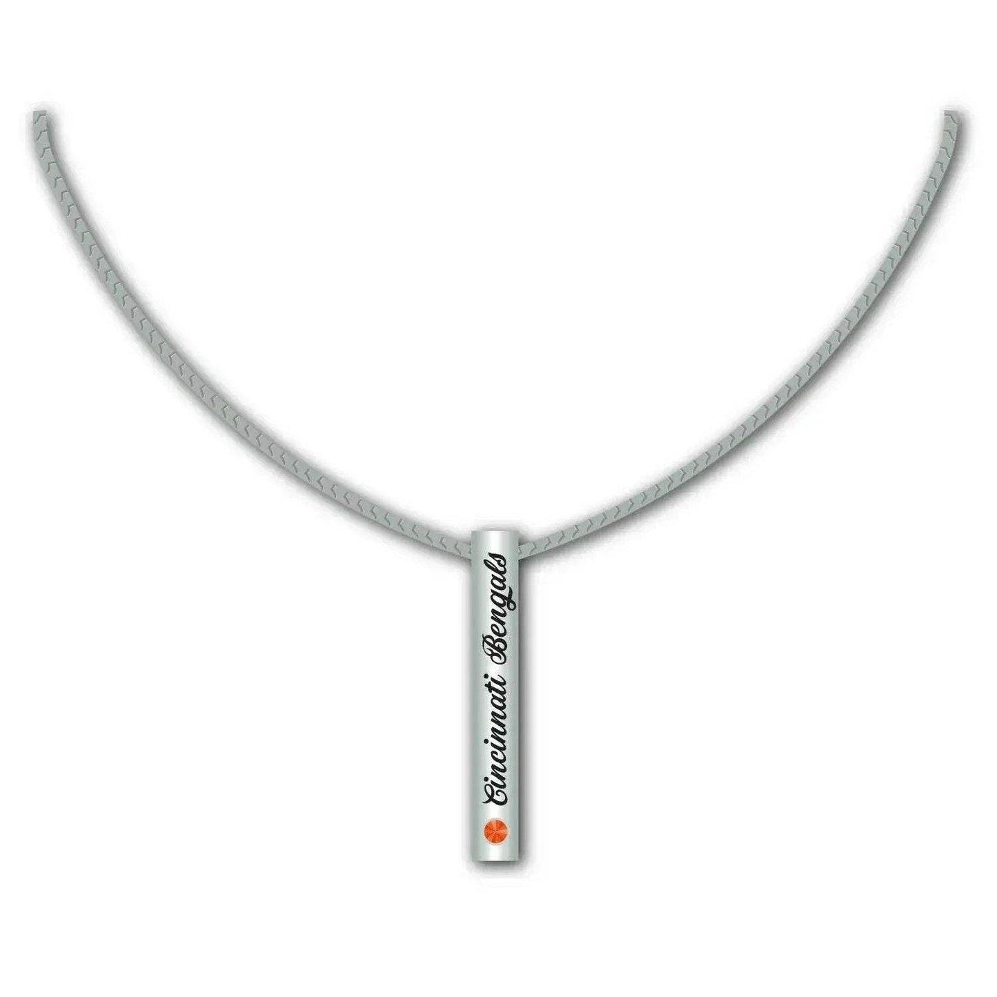 Cincinnati Bengals Silver Bar Necklace For Loyal Fans - ToylandEU