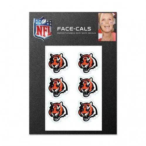 Cincinnati Bengals Tattoo Face Decals Peel And Stick - ToylandEU™