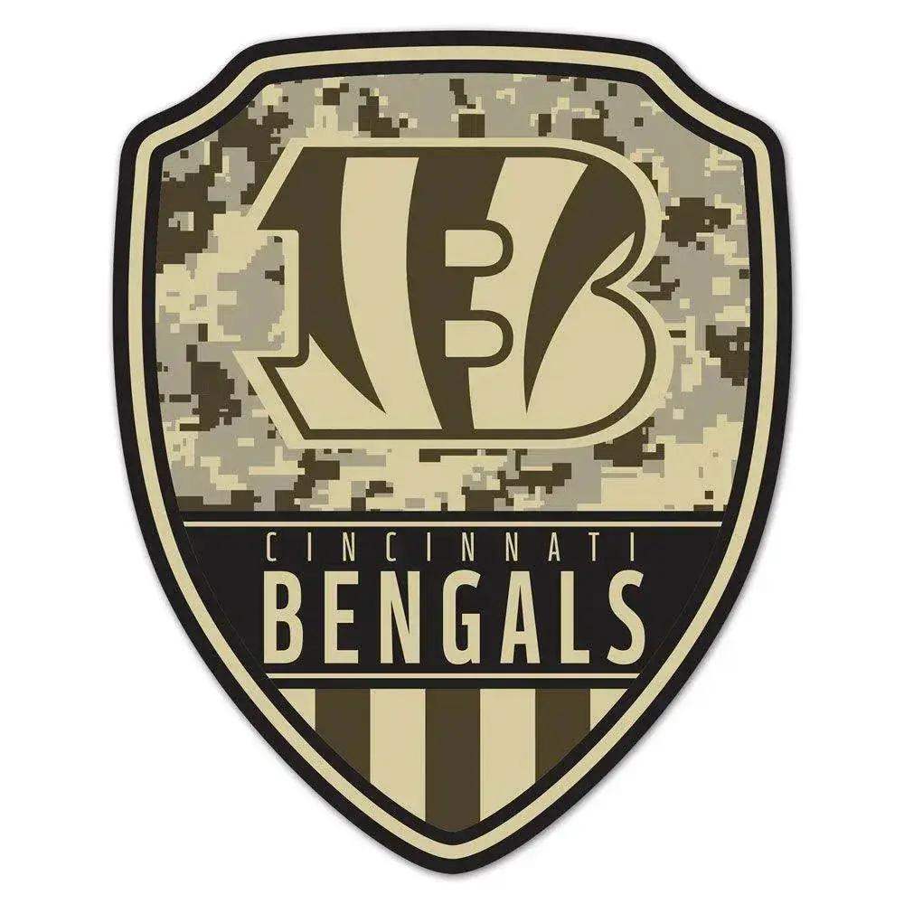 Cincinnati Bengals Wood Shield Sign 11x14 Indoor Decor - ToylandEU™