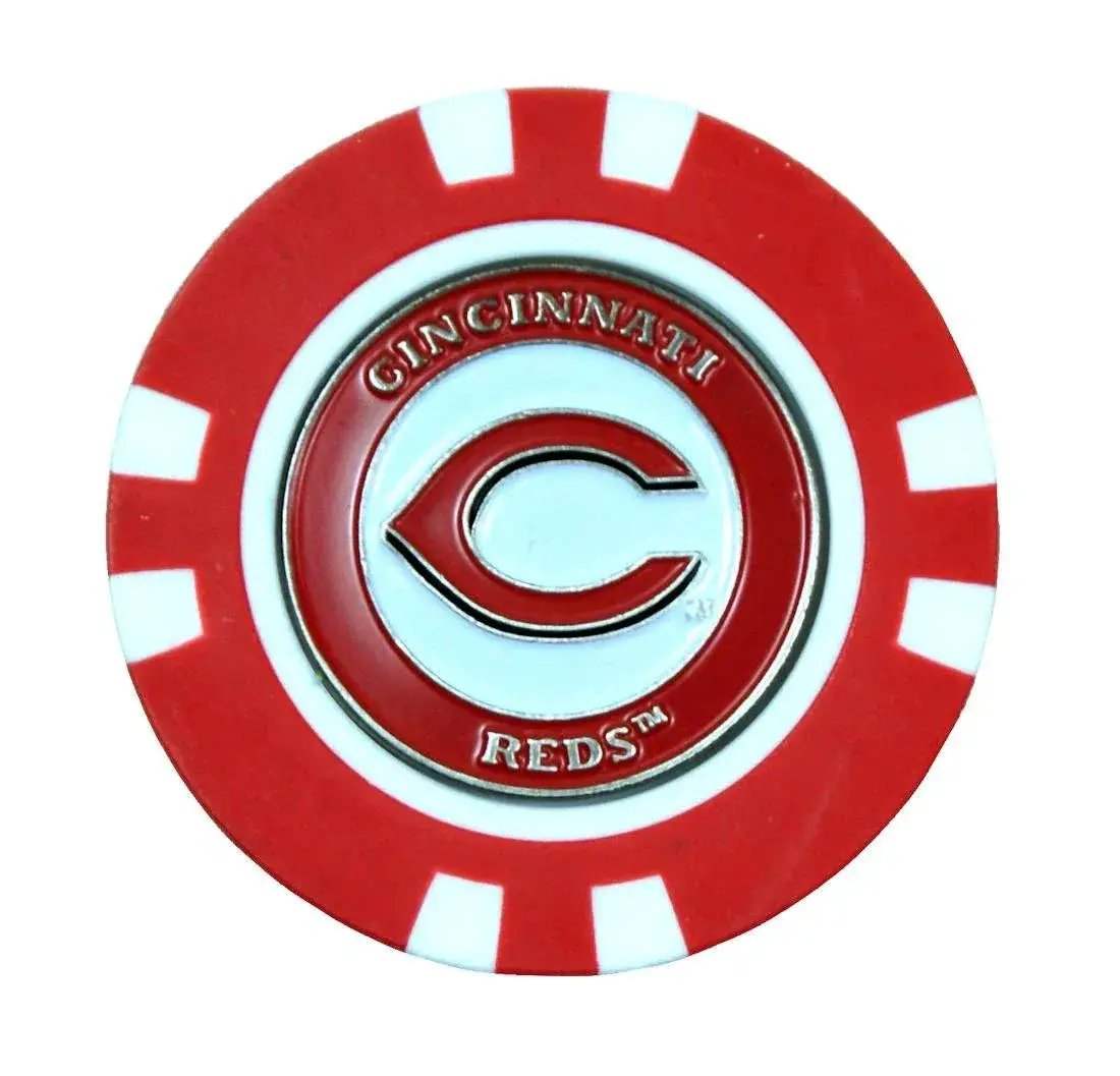 Cincinnati Reds Golf Chip With Magnetic Enamel Marker - ToylandEU™