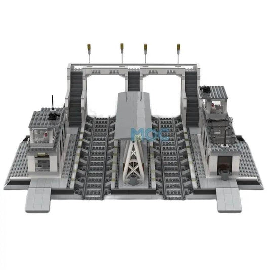 City Modular Train Station Scene MOC Building Blocks Bricks DIY Architecture Collection Toys Education Gifts Building Bricks MOC - ToylandEU