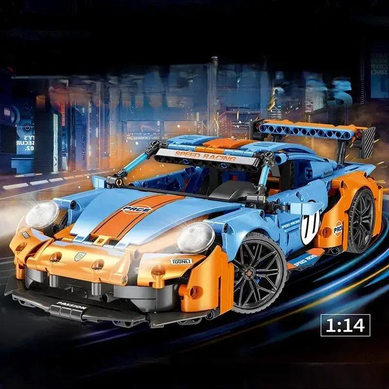 City Racing Vehicle Building Bricks Super Racer Toy Abs - ToylandEU™
