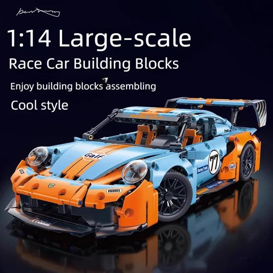 City Racing Vehicle Building Bricks Super Racer Toy - ToylandEU