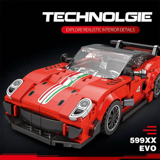 City Sports Car Series Building Blocks Speed Champion Racing Car Model Bricks Kit Boy DIY Puzzle Toys Kids Adults Holiday Gift - ToylandEU