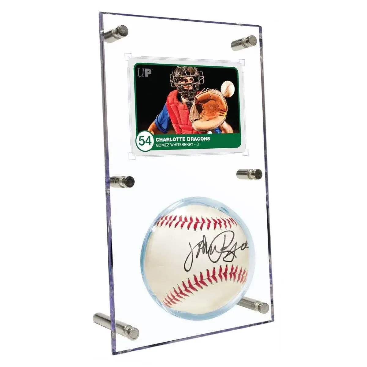 Clear Ball and Card Flip Display for Baseball Cards - ToylandEU™