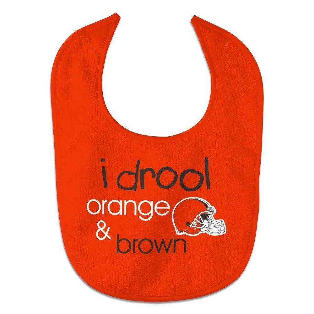 Cleveland Browns Baby Bib All Pro Style I Drool Design - ToylandEU™