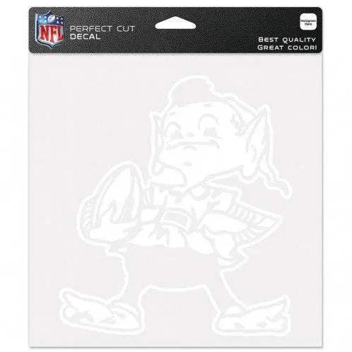 Cleveland Browns Decal 8x8 Die Cut White - ToylandEU™