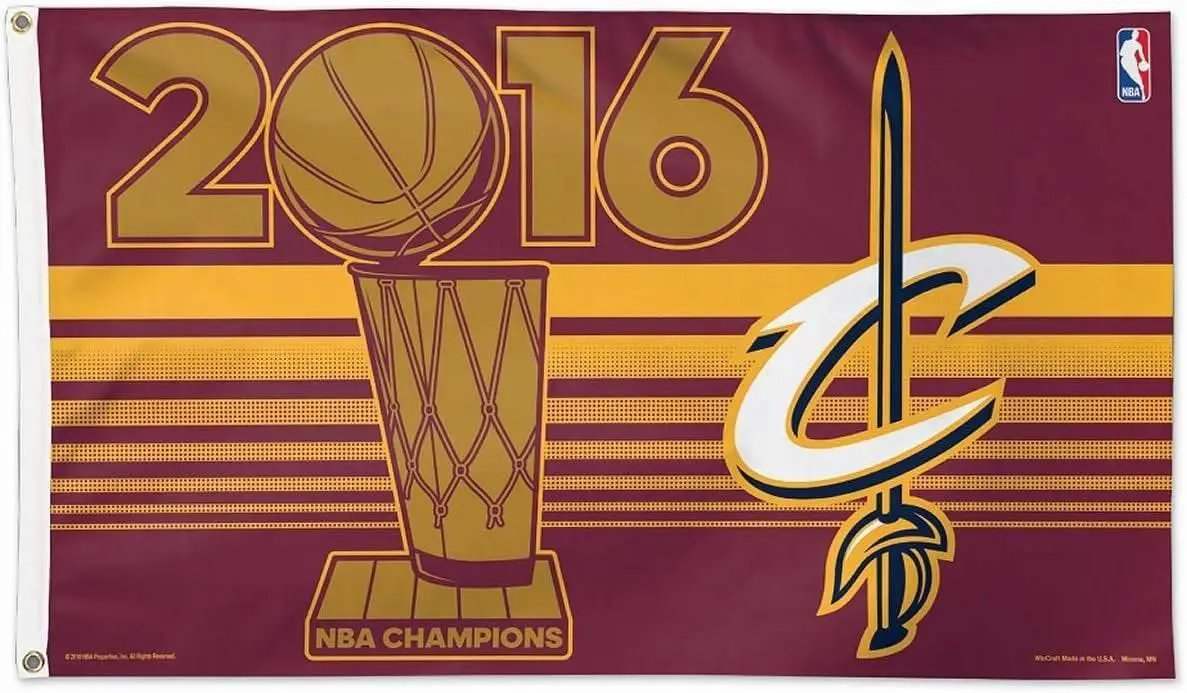 Cleveland Cavaliers 3x5 Flag Deluxe Celebration 2016 Champs - ToylandEU™