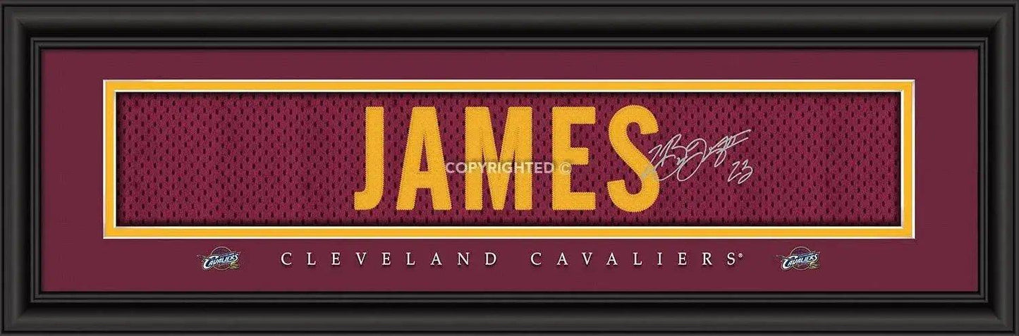 Cleveland Cavaliers LeBron James Print 8x24 Signature Style - ToylandEU™